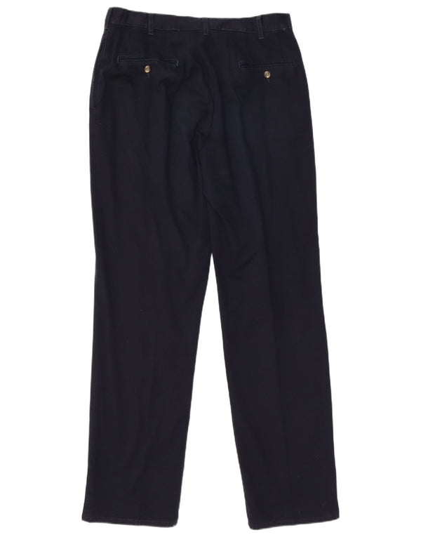 Fila Herre Lige Chinobukser IT 50 Large W32 L32 Marineblå Bomuld