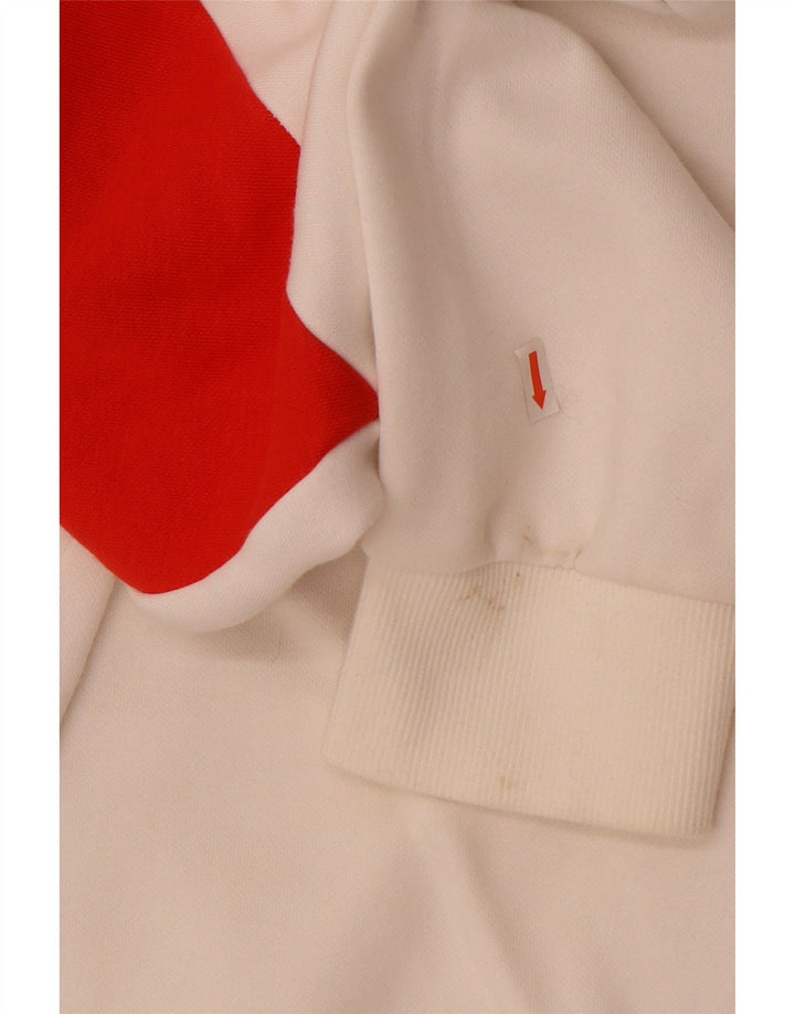 Puma Herre hættetrøje Jumper Medium White Colourblock Bomuld