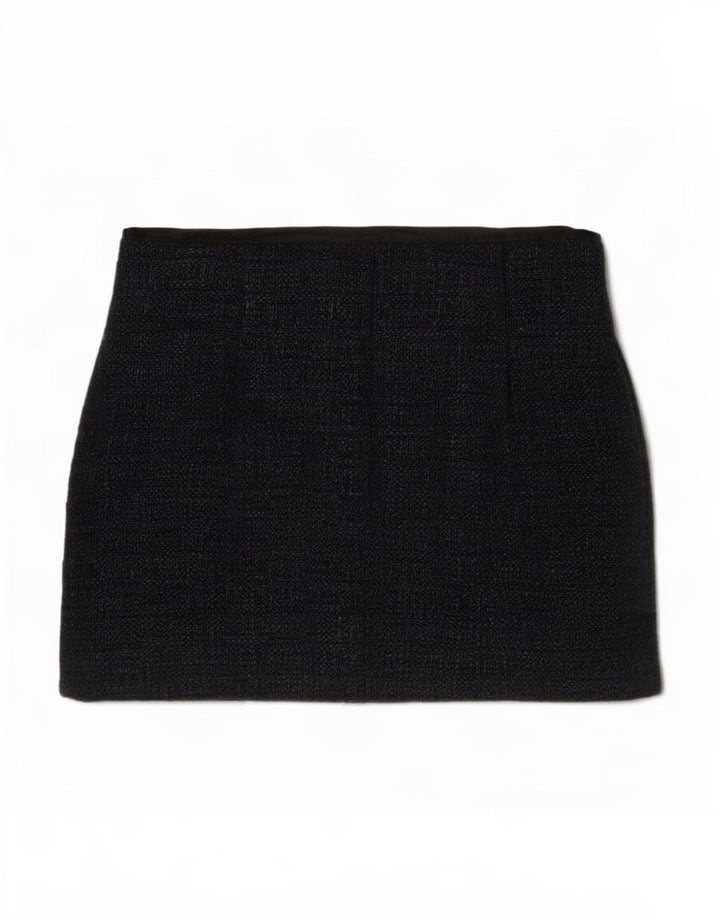 Zara Mini-nederdel til kvinder Small W26 Sort