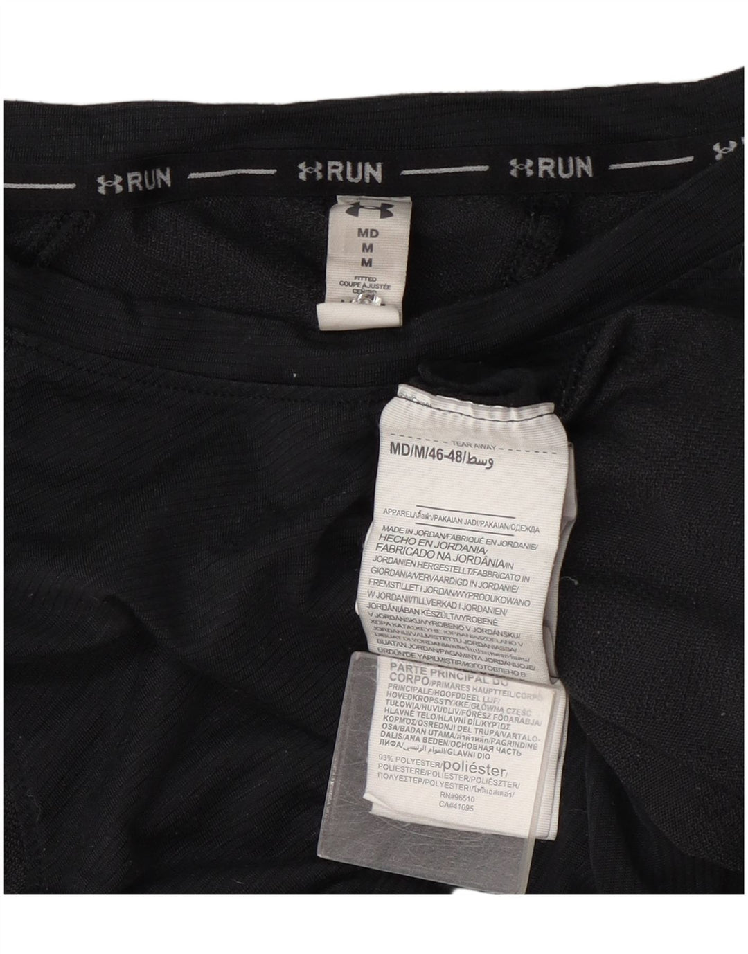 Under Armour Dame T-Shirt Top UK 14 Medium Grå Geometrisk Polyester
