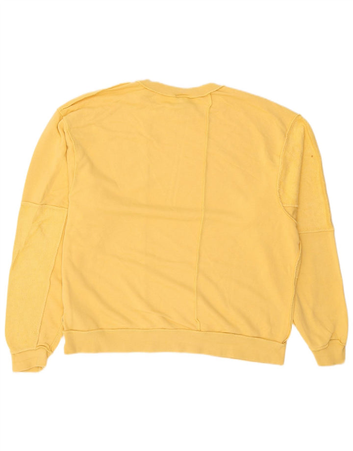 Nike Herre sweatshirt Jumper Medium Gul Bomuld
