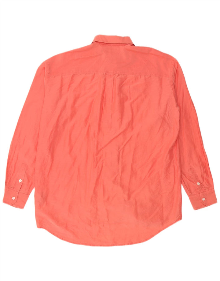 TOMMY HILFIGER Womens Shirt US 4 Small Red Cotton