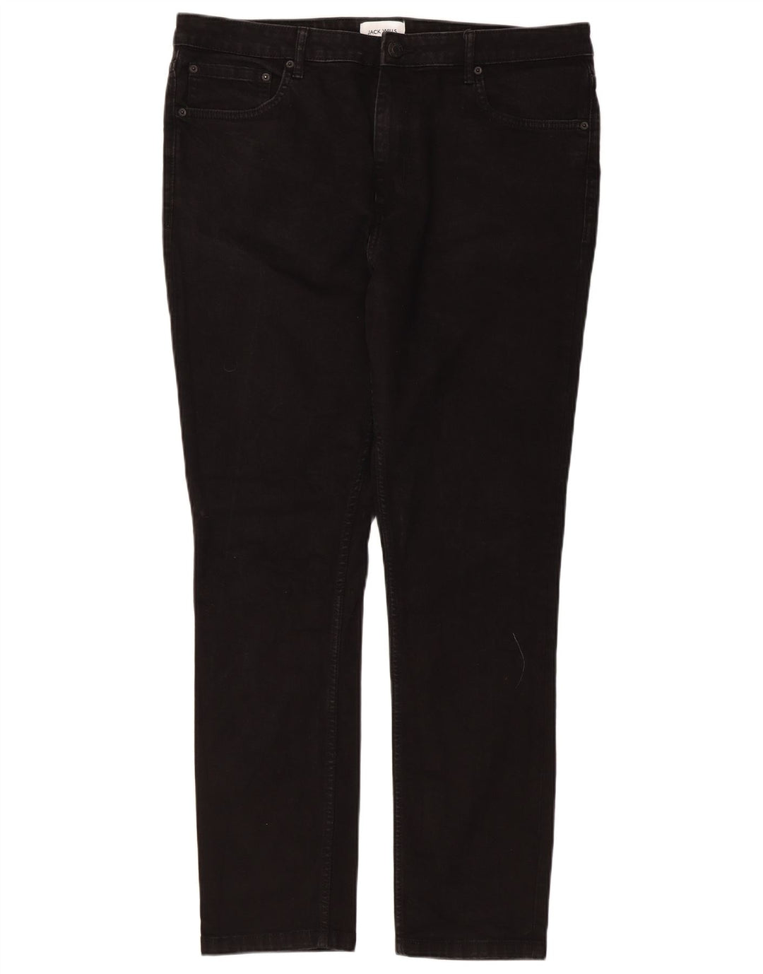 Jack Wills Herre Slim Jeans W36 L30 Sort Bomuld