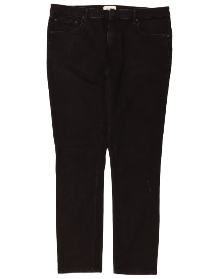 Jack Wills Herre Slim Jeans W36 L30 Sort Bomuld