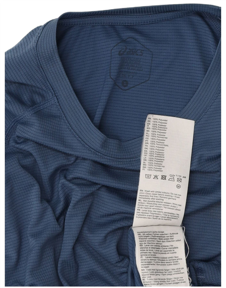 ASICS Herre T-Shirt Top Lille Blå Polyester