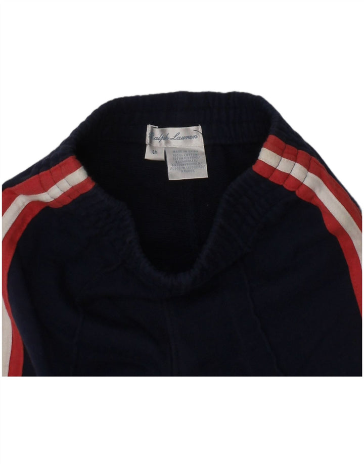 Ralph Lauren Baby drenge sportsshorts 3-6 måneder marineblå stribet sport