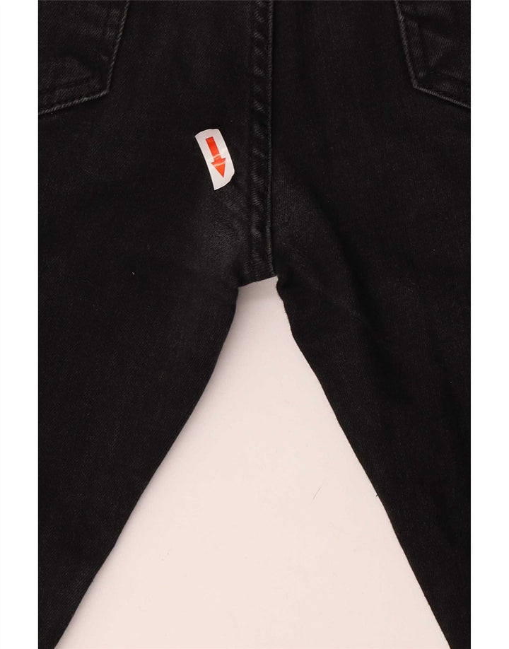 Zara Herre Distressed Skinny Jeans EU 40 Medium W31 L29 Sort