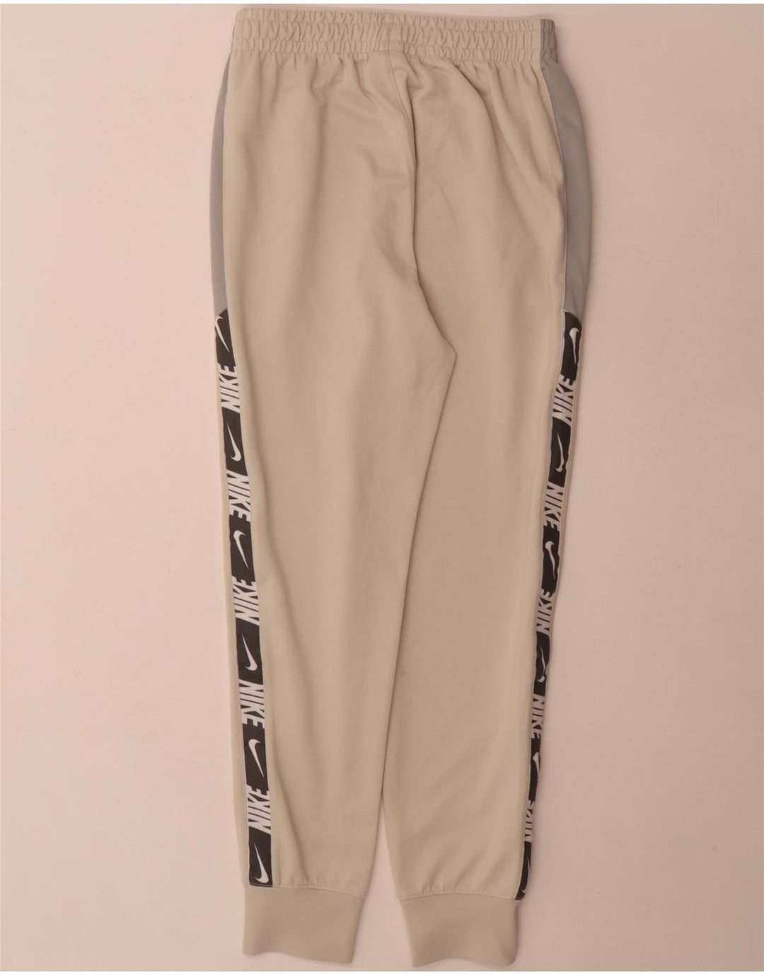 Nike Herre grafisk træningsdragt Bukser Joggers XS Beige Colourblock Polyester