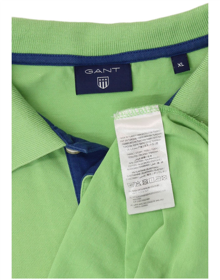 Gant Polo Shirt til mænd XL Grøn Bomuld