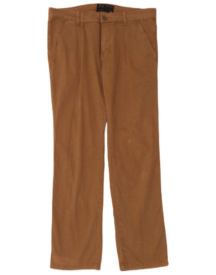 Oakley Herre Straight Chino Bukser W34 L33 Brun