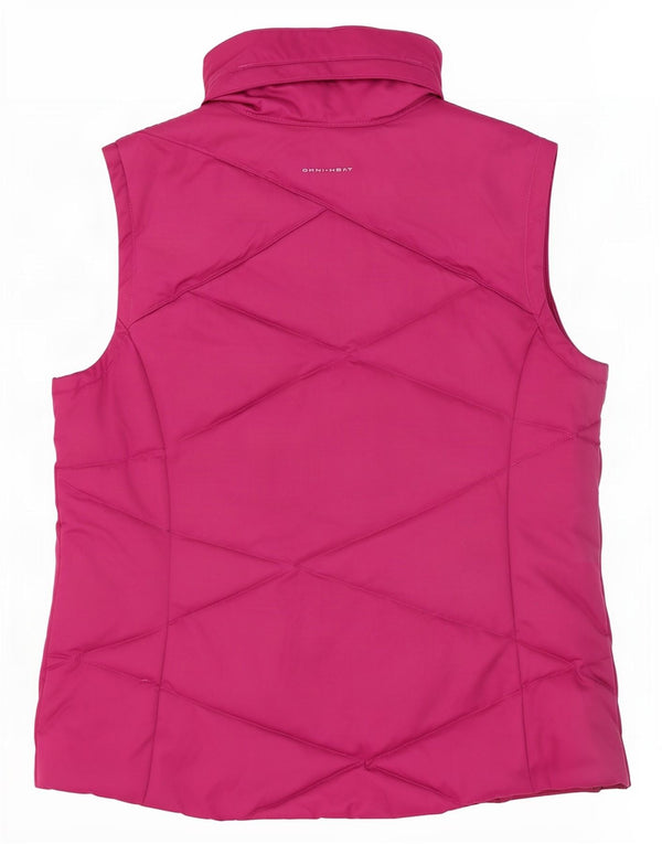Columbia Womens Omni-Shield Polstret Gilet UK 16 Large Pink Polyester