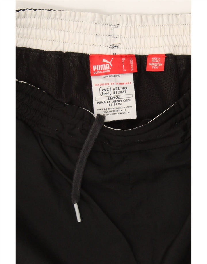 PUMA Boys Bermuda Sport Shorts 11-12 Years  Black Polyester Vintage Puma and Second-Hand Puma from Messina Hembry 