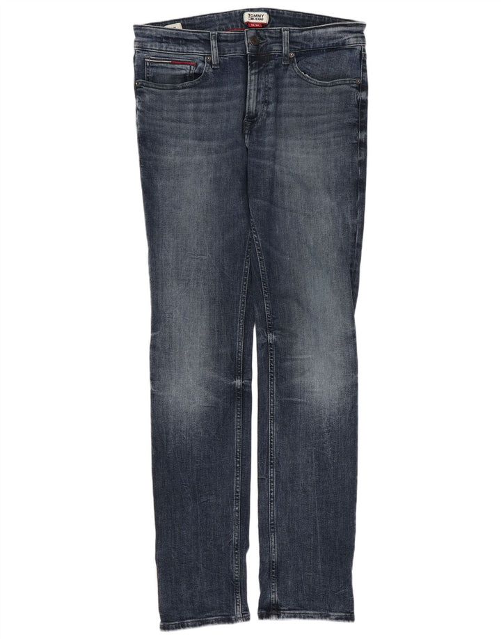 Tommy Hilfiger Herre Slim Jeans W32 L32 Blå