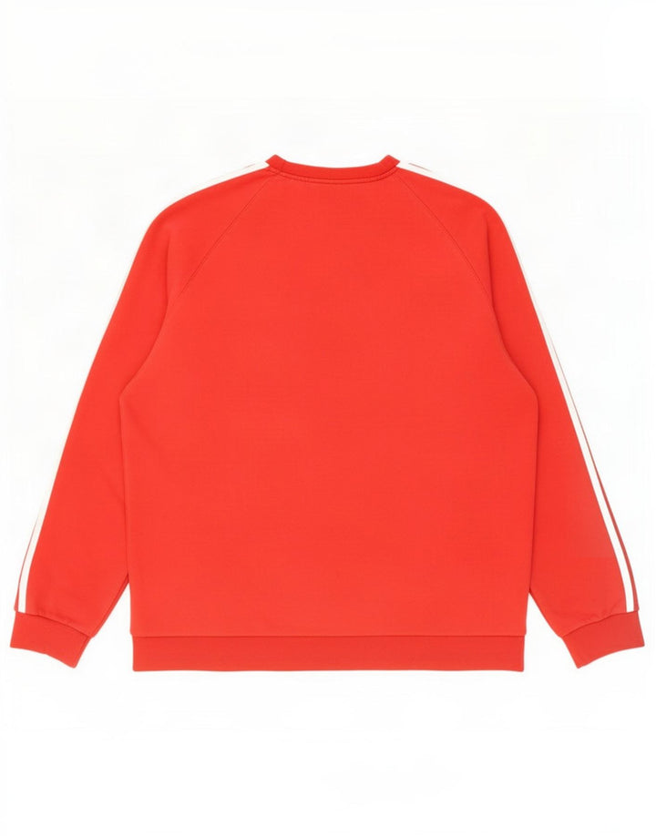 Adidas Herre Sweatshirt Jumper 2XL Rød Bomuld