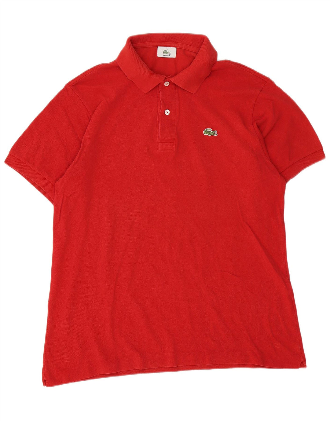 Lacoste herre poloskjorte str. 5 Large rød bomuld