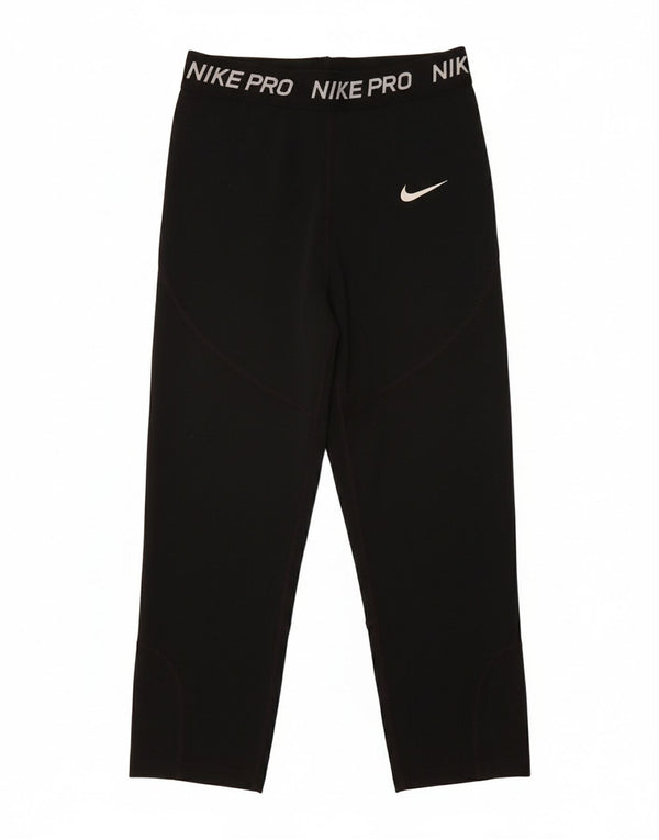 NIKE piger grafiske træningsdragt bukser 7-8 år sort polyester