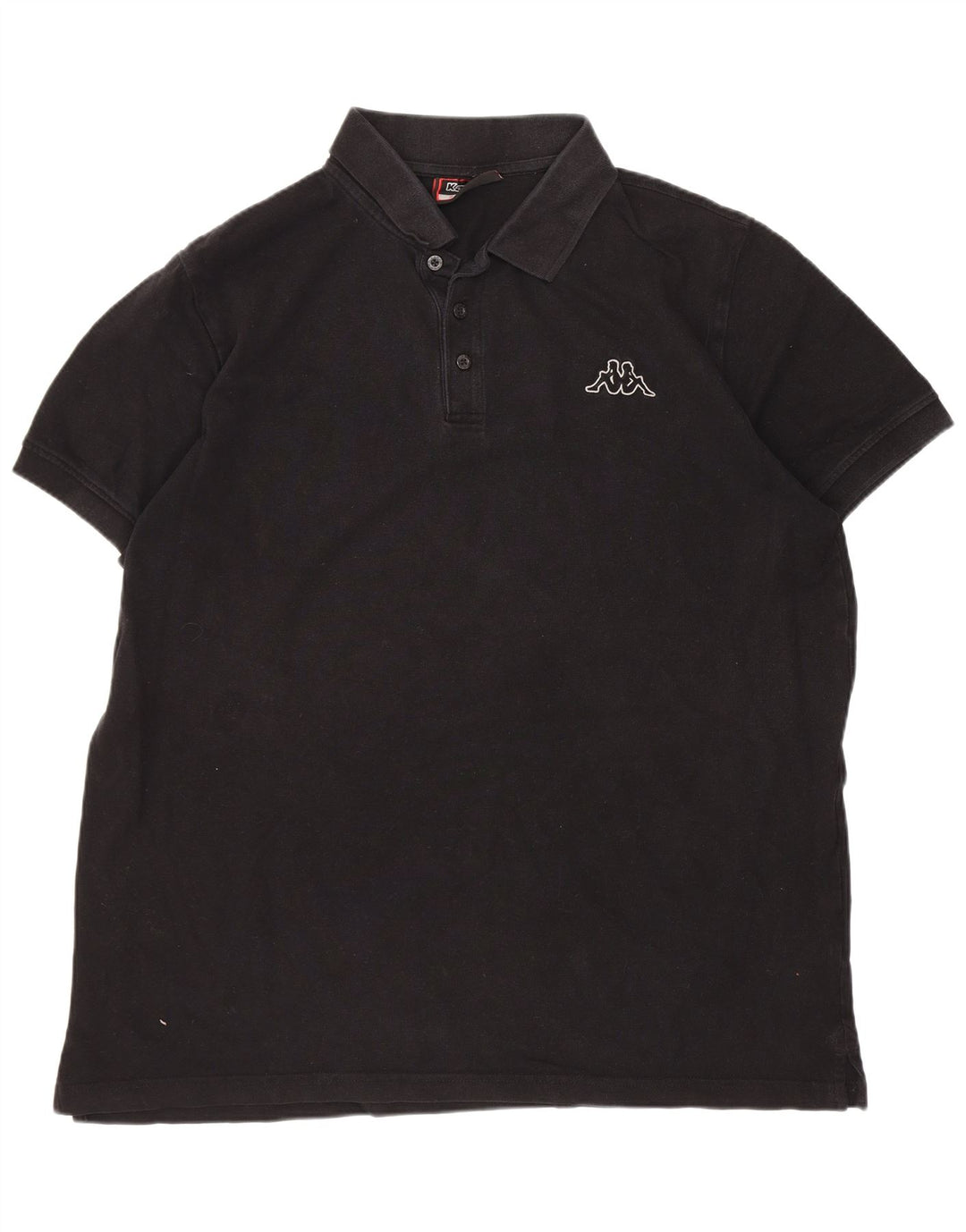 Kappa herre poloshirt XL sort bomuld