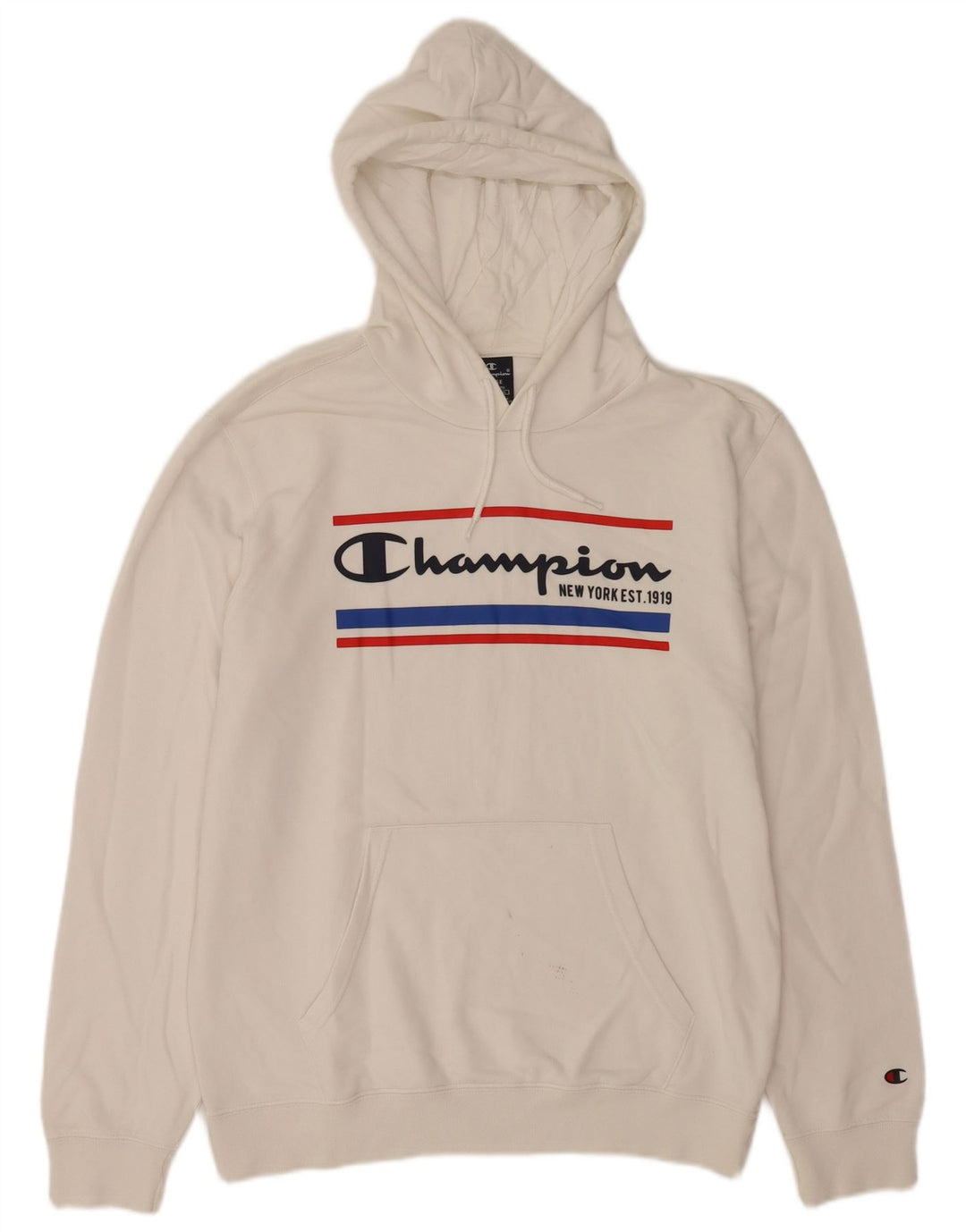 Champion Herre grafisk hættetrøje Jumper Large White