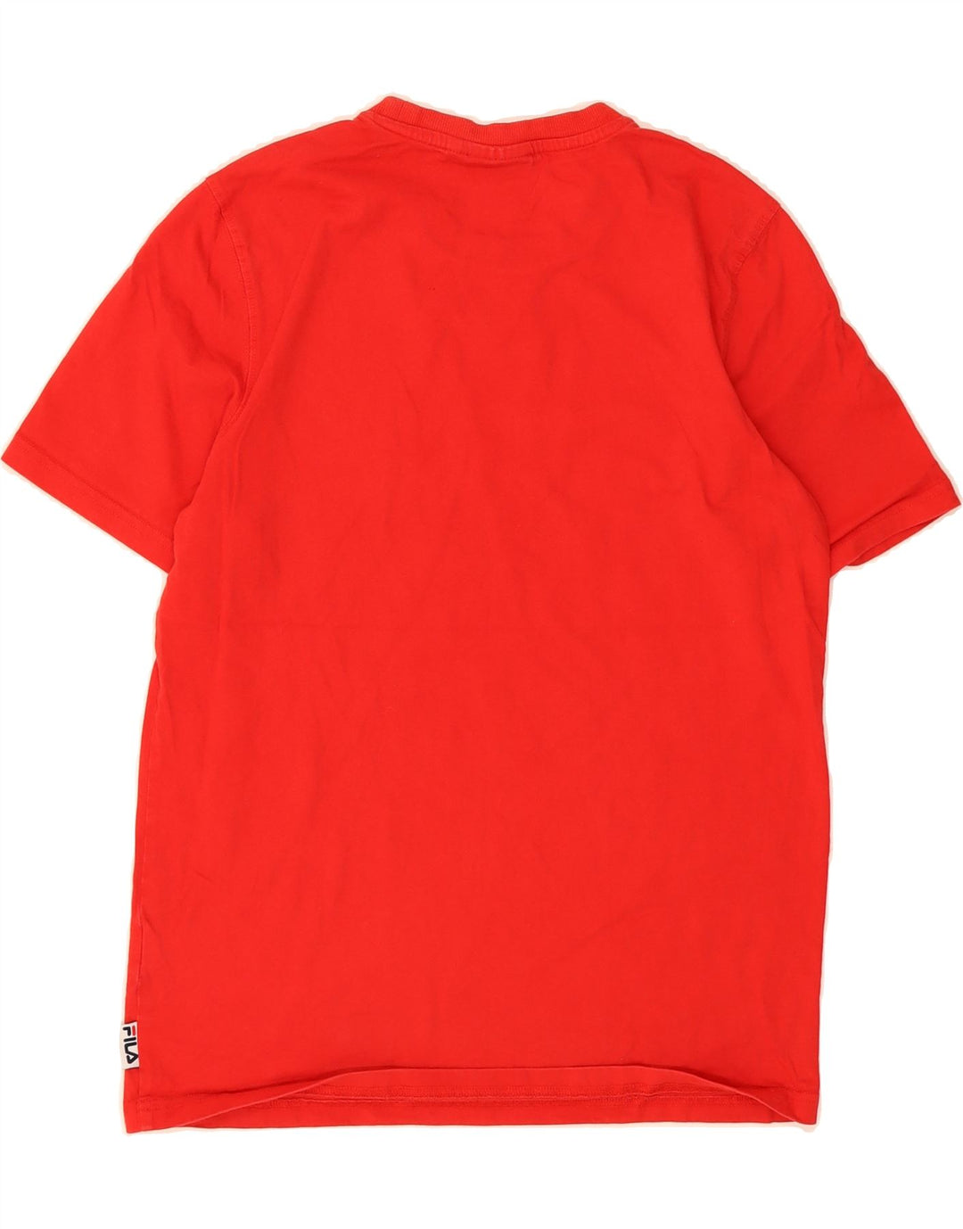 FILA Mens T-Shirt Top Small Red Cotton Vintage Fila and Second-Hand Fila from Messina Hembry 