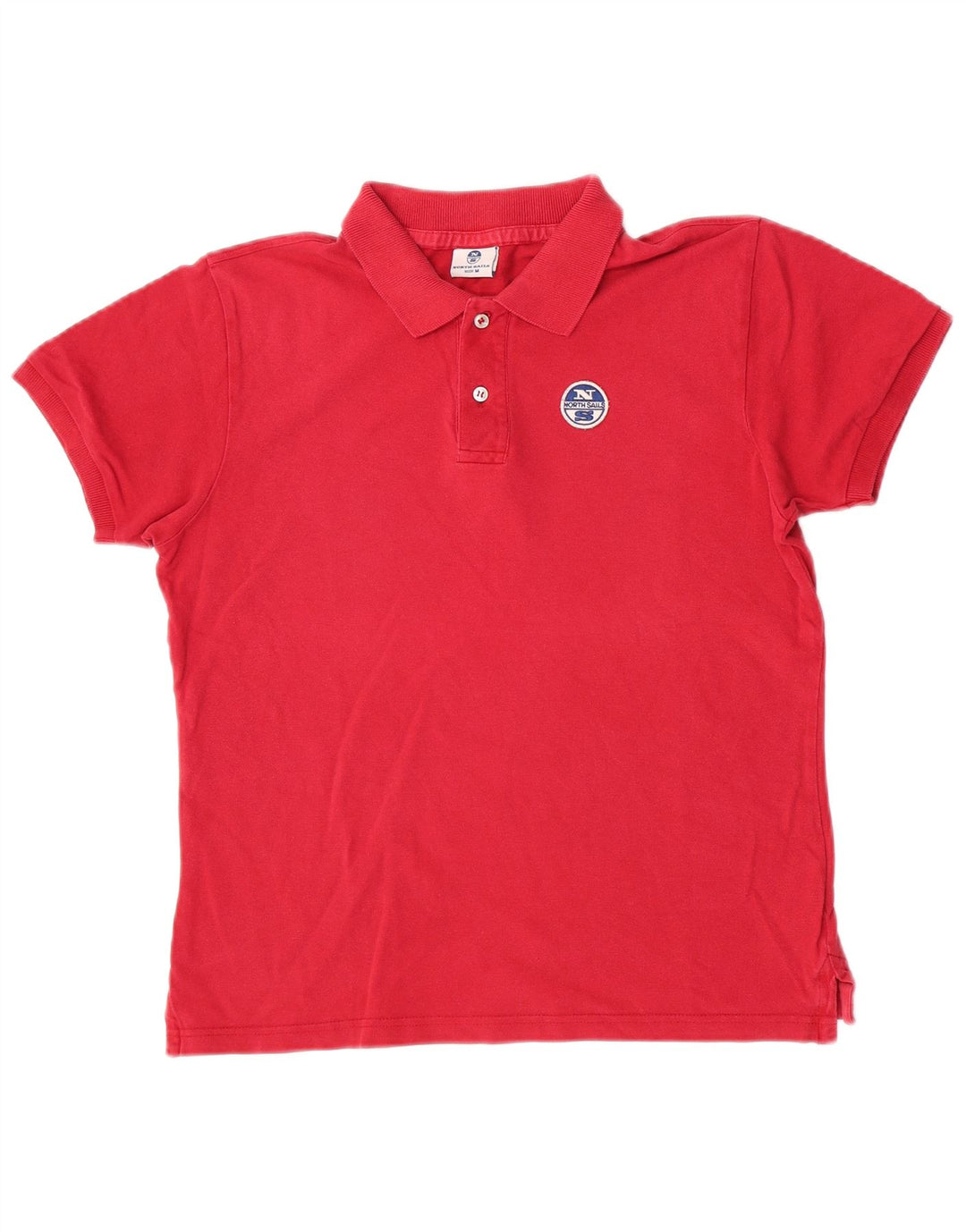 North Sails Herre Polo Shirt Medium Rød Bomuld