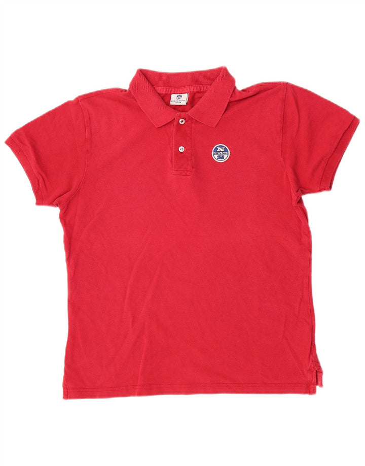 North Sails Herre Polo Shirt Medium Rød Bomuld