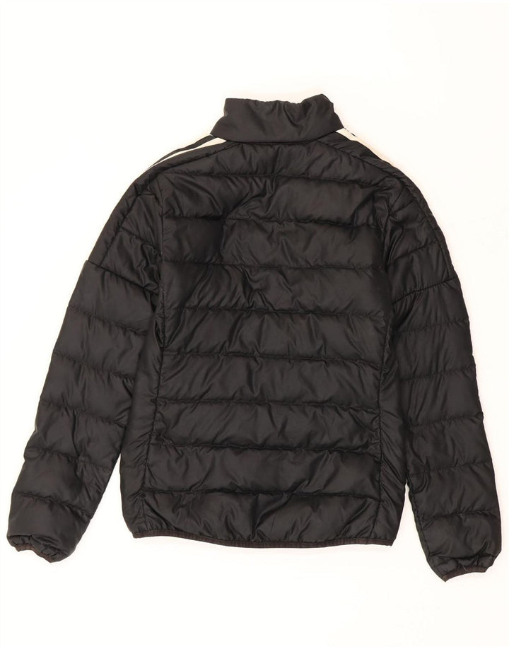 Adidas polstret jakke til kvinder UK 4/6 XS sort polyester