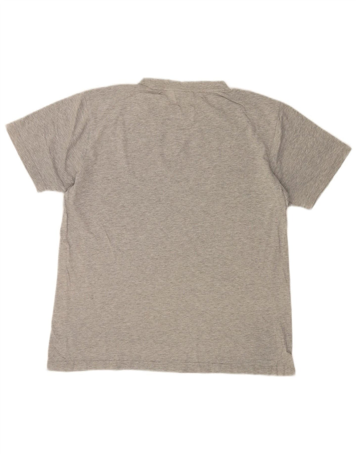 Umbro Herre T-Shirt Top Medium Grey Flecked Bomuld