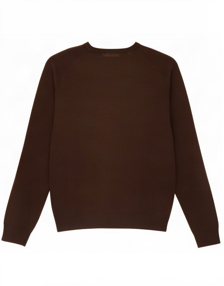Marks & Spencer Herre V-hals sweater Stor brun akryl