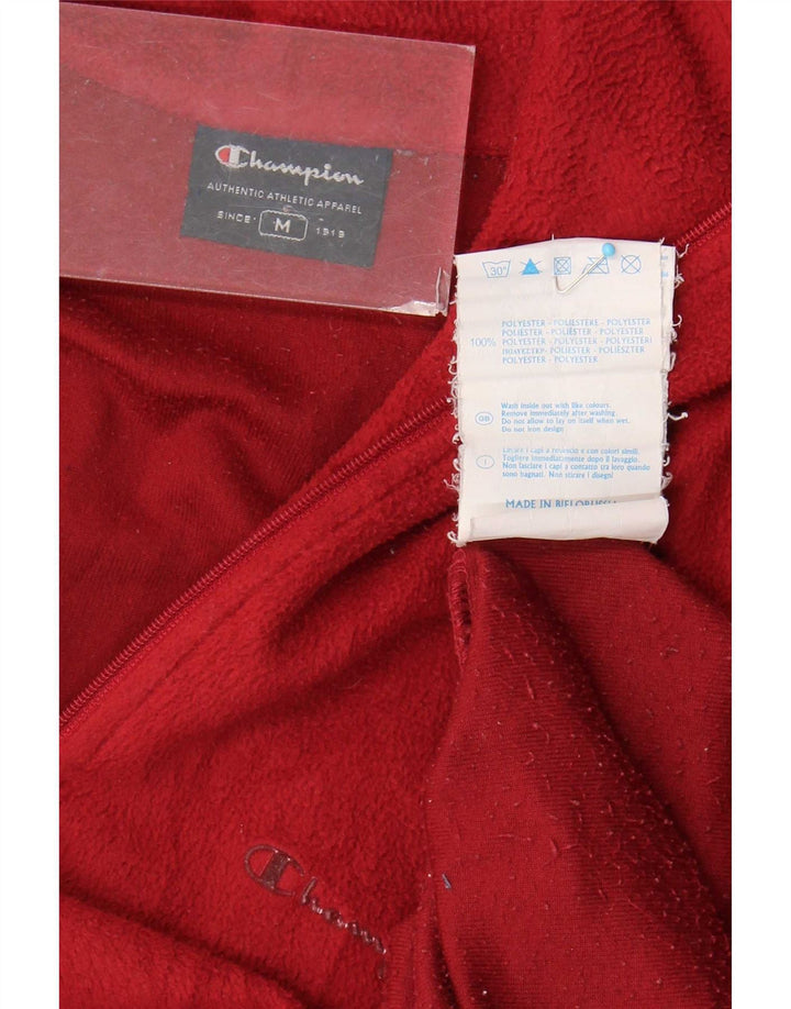 Champion Herre lynlås-hals Fleece Jumper Medium Rød Polyester