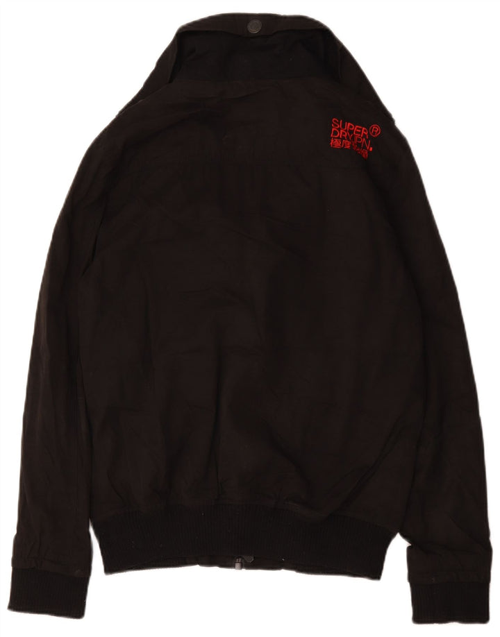 Superdry Bomberjakke til mænd UK 36 Lille sort polyester