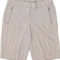 IZOD Womens Chino Shorts US 8 Medium W30 Grey Rayon Vintage Izod and Second-Hand Izod from Messina Hembry 