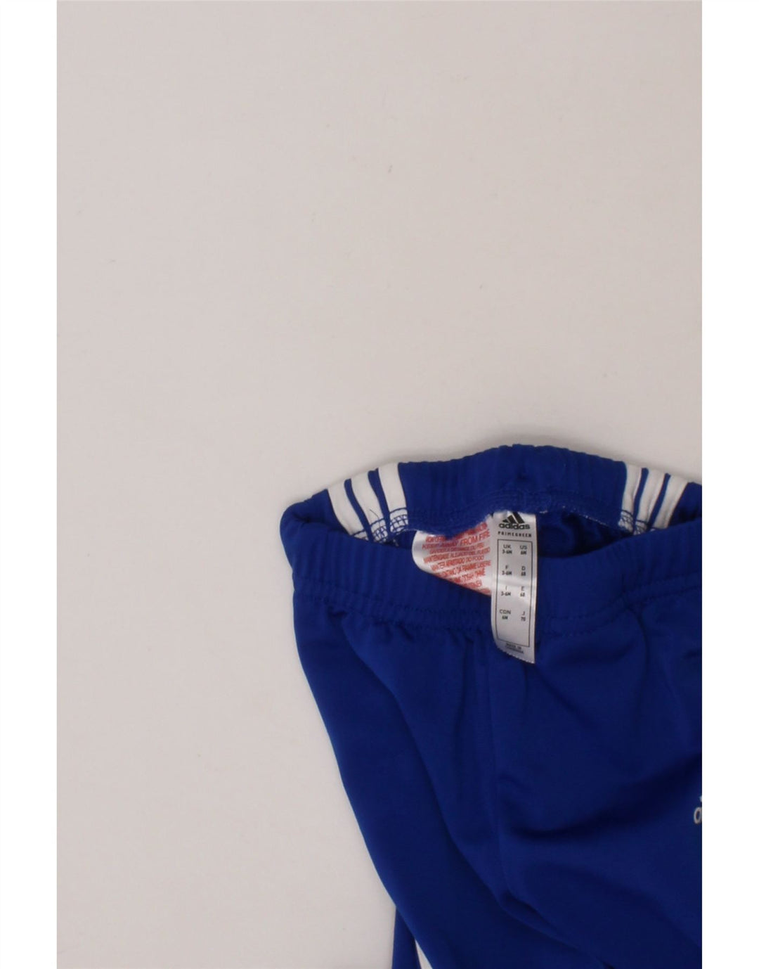 ADIDAS Baby Boys Joggers Tracksuit Trousers 3-6 Months  Blue Polyester Vintage Adidas and Second-Hand Adidas from Messina Hembry 