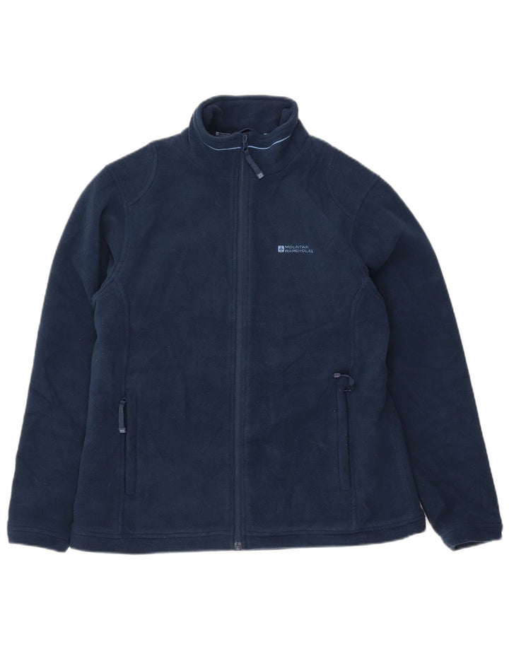 Mountain Warehouse Dame Fleecejakke UK 14 Large Navy Blue Polyester
