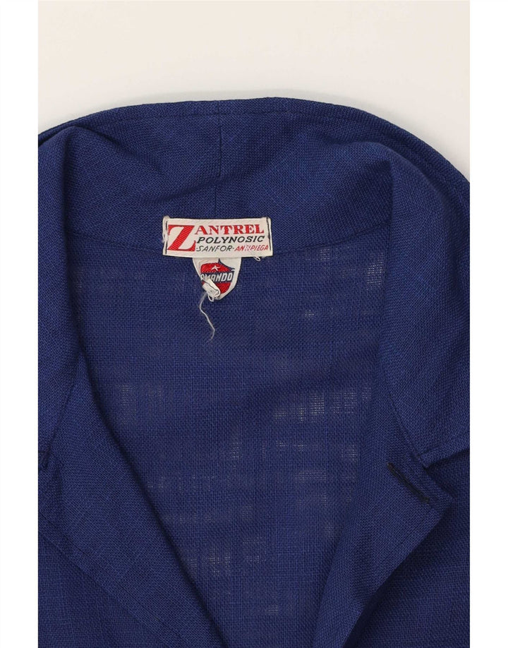 Vintage dameskjorte bluse UK 16 Large Blue
