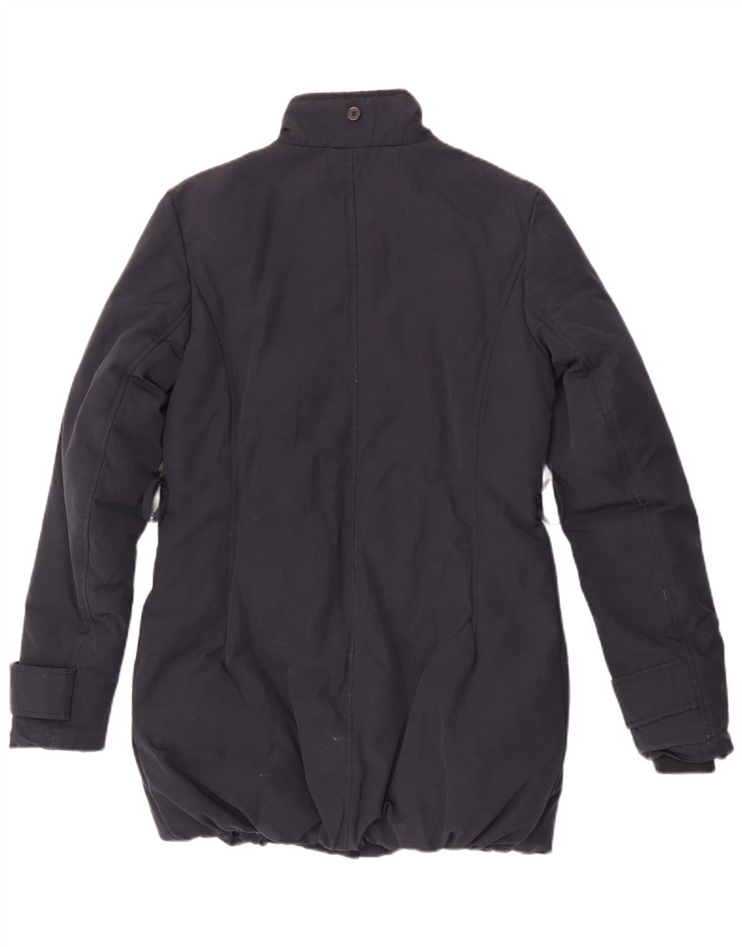 Woolrich Dame Polstret Frakke UK 10 Small Navy Blue Polyamide