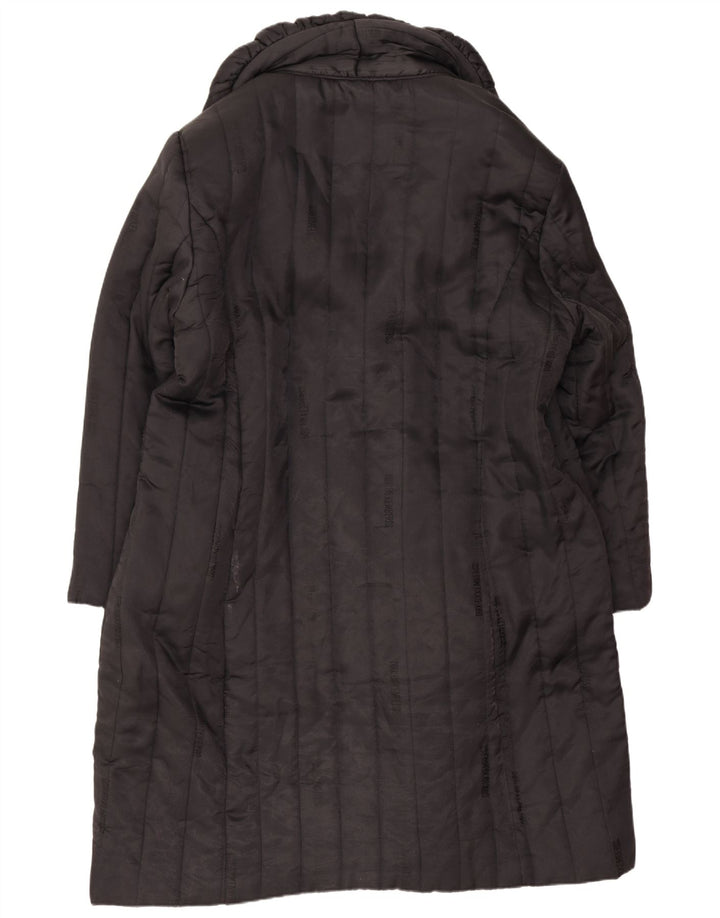 Vintage polstret damefrakke UK 16 Large Black