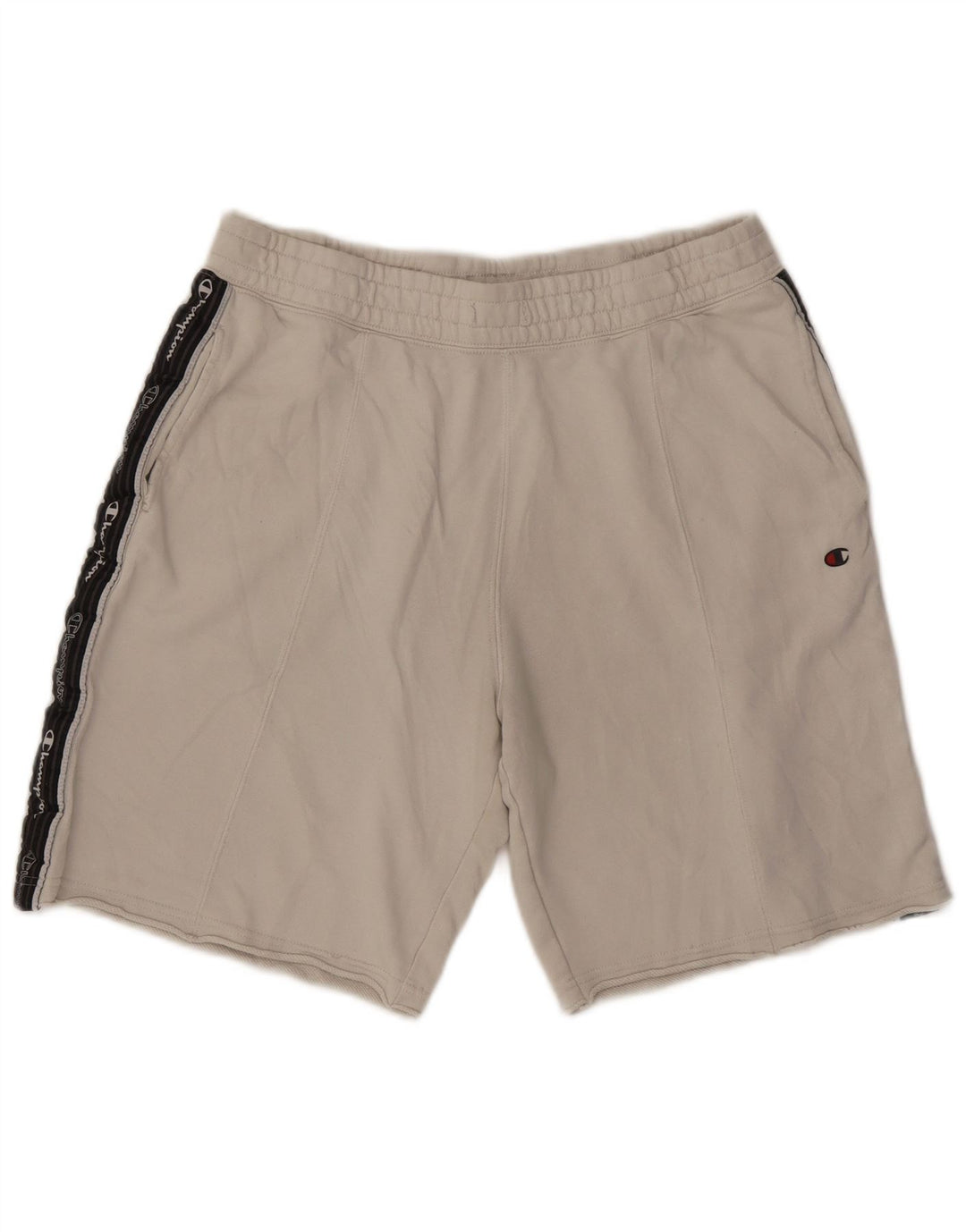 Champion Herre grafiske sportsshorts Large White Colourblock