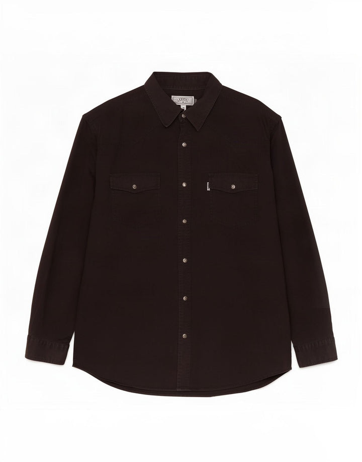 Jep's Herreskjorte str. 43/44 XL Sort Bomuld