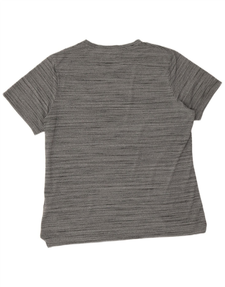 Nike Herre Dri Fit T-shirt Top XL Grå Flecked Polyester