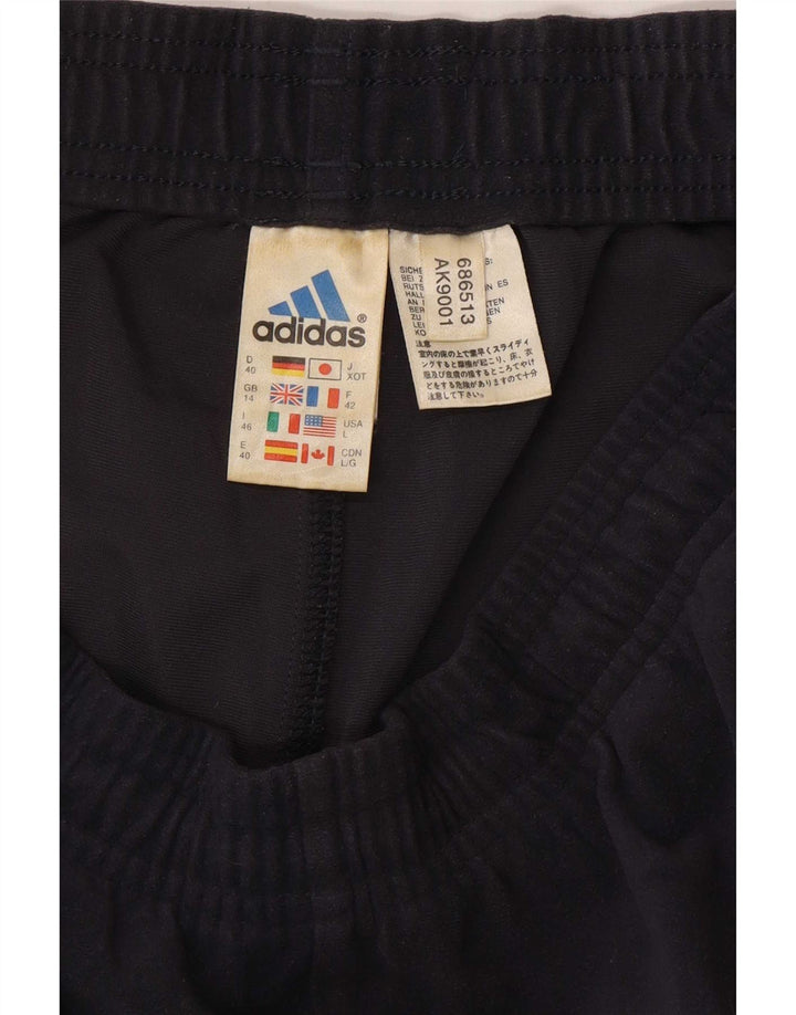 Adidas Dame træningsdragt Bukser UK 14 Large Navy Blue Polyester
