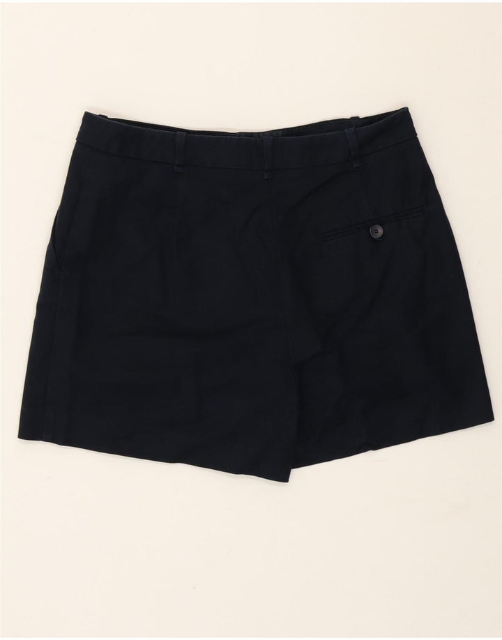 Zara kvinders højtaljede chinoshorts Medium W28 Marineblå