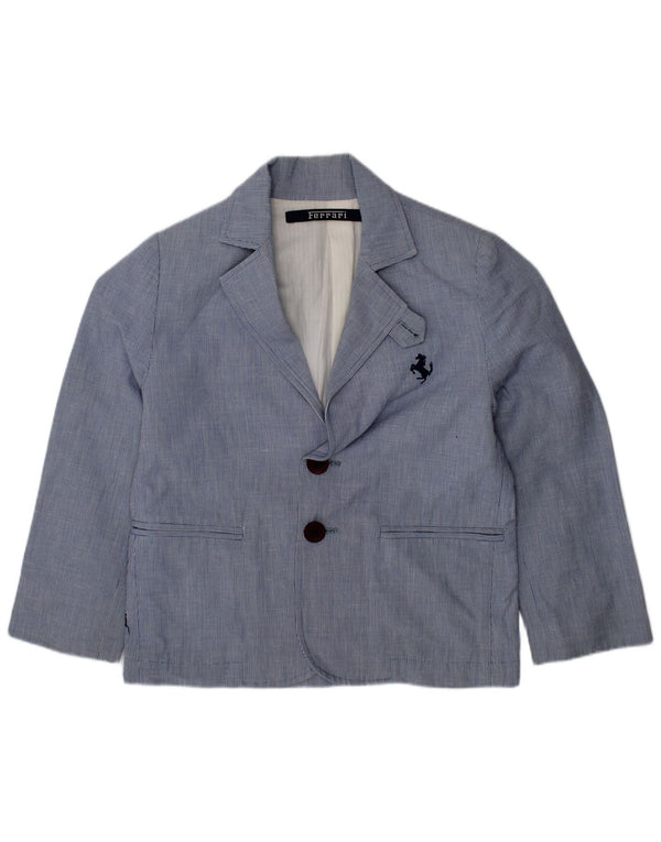 Ferrari Boys 2-knaps blazerjakke 3-4 år blå nålestribe