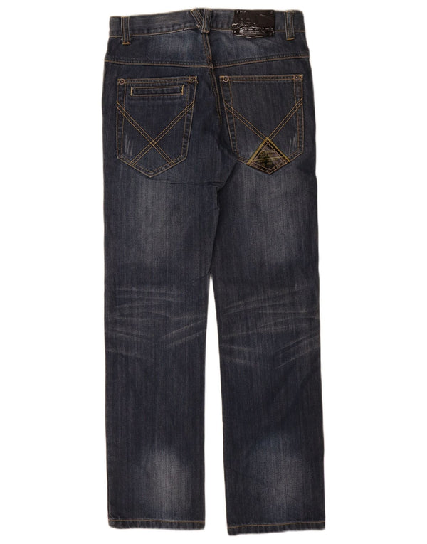 Vintage lige jeans til drenge 13-14 år W28 L30 blå bomuld
