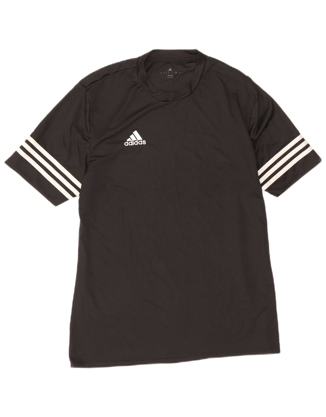 Adidas Herre Climalite T-Shirt Top Stor Sort Polyester