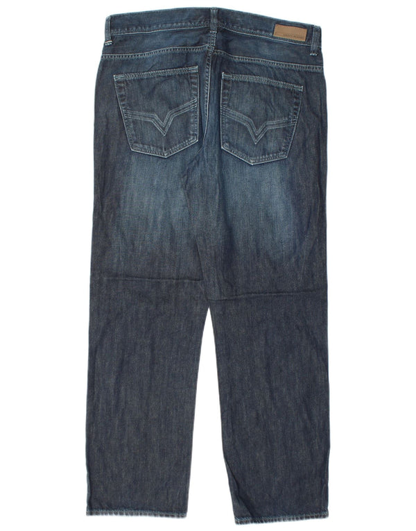 DKNY Straight Jeans til mænd W34 L30 Marineblå Bomuld
