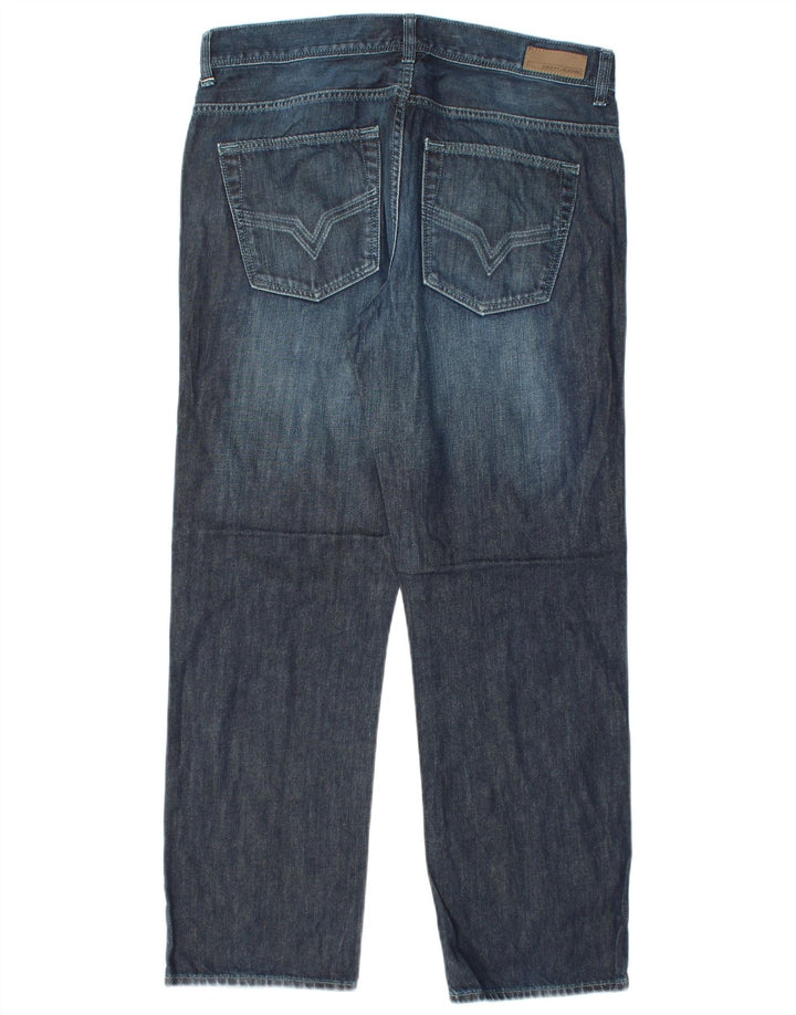 DKNY Straight Jeans til mænd W34 L30 Marineblå Bomuld