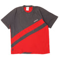 Adidas Herre T-Shirt Top Stor Grå Colourblock Bomuld