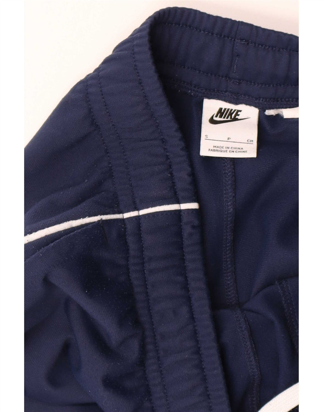 Nike træningsdragtbukser til kvinder UK 10 Small Navy Blue Polyester