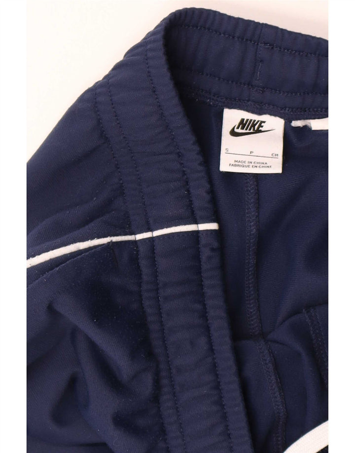 Nike træningsdragtbukser til kvinder UK 10 Small Navy Blue Polyester