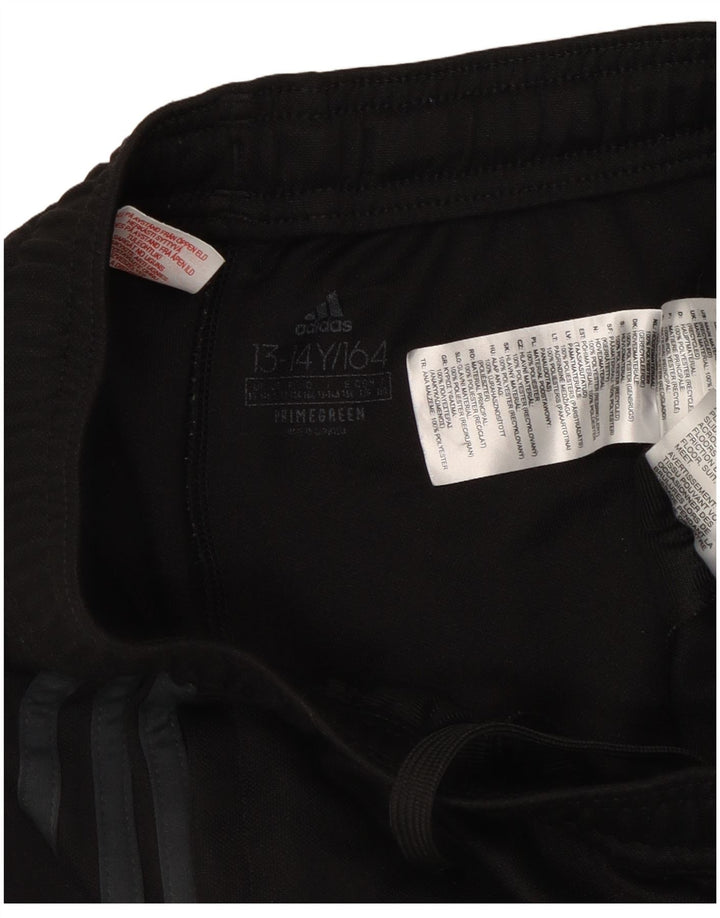 Adidas Drenge Joggingbukser 13-14 År Sort Polyester